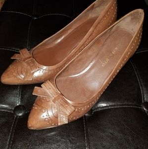 Size 9 1/2 Franco Sarto Leather Heels
